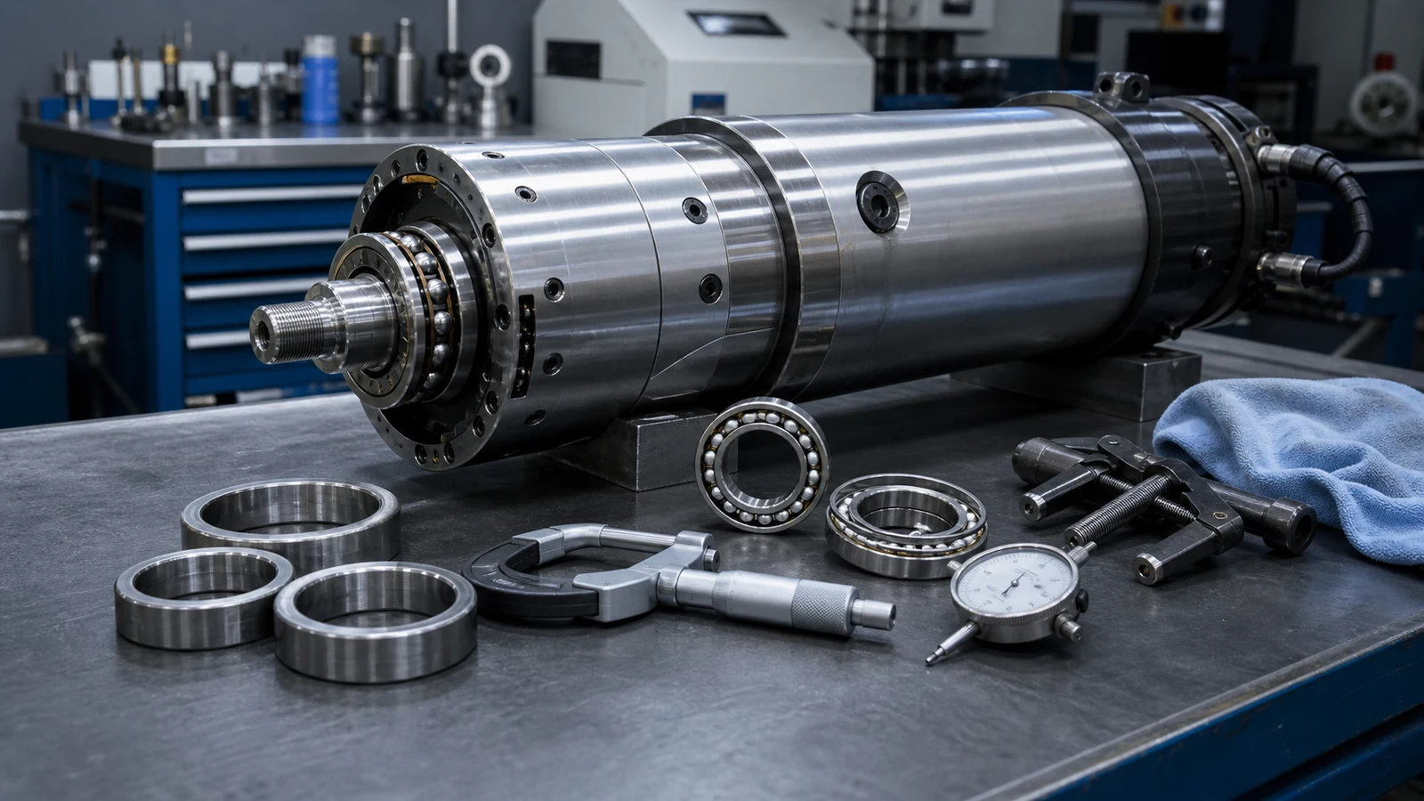 high speed grinding spindle bearing application