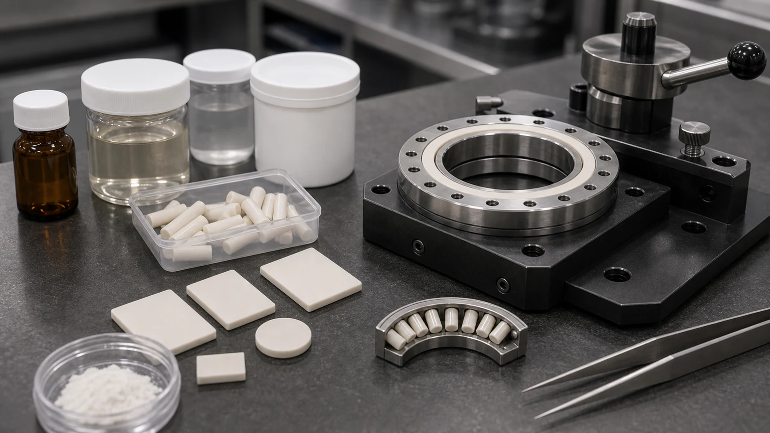 Ceramic Cross Roller Bearing material evidence, lubrication condition, environment, and application fit visual
