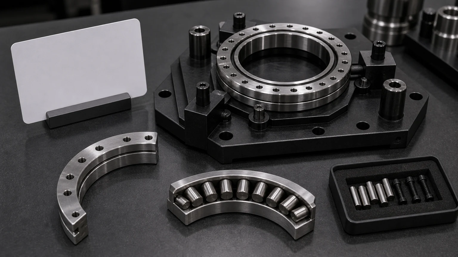 CRB9016 Cross Cylindrical Roller Bearing CRB9016 model evidence, cylindrical roller structure notes, and drawing or sample reference visual