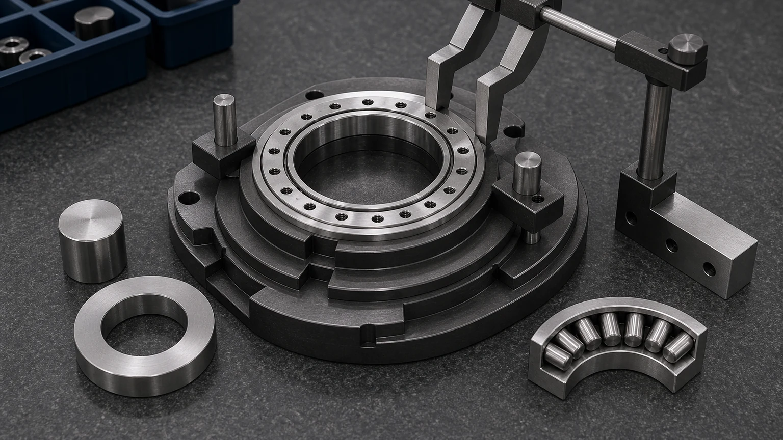 CRB9016 Cross Cylindrical Roller Bearing CRB-style ring structure, bore, OD, width, mounting interface, and application fit visual