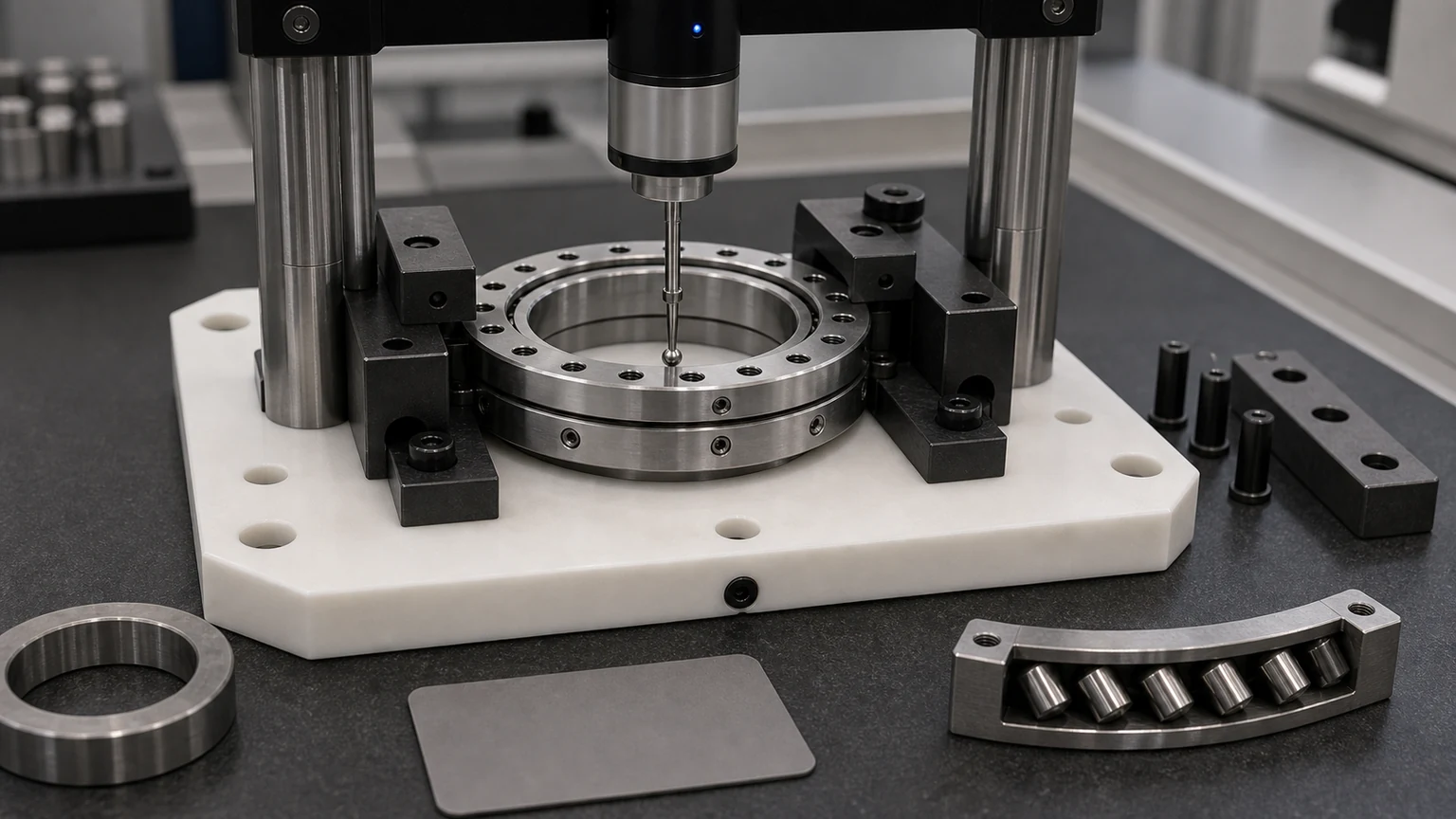 CRBH Series Crossed Roller Bearings dimensions, ring form, and mounting interface visual