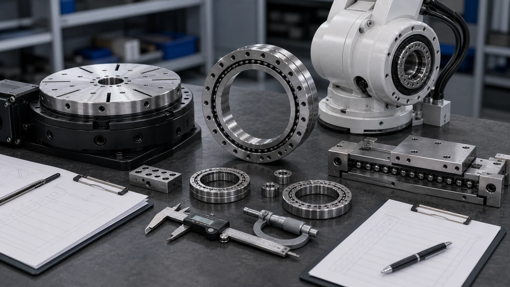 cross roller bearing applications application RFQ checklist review visual