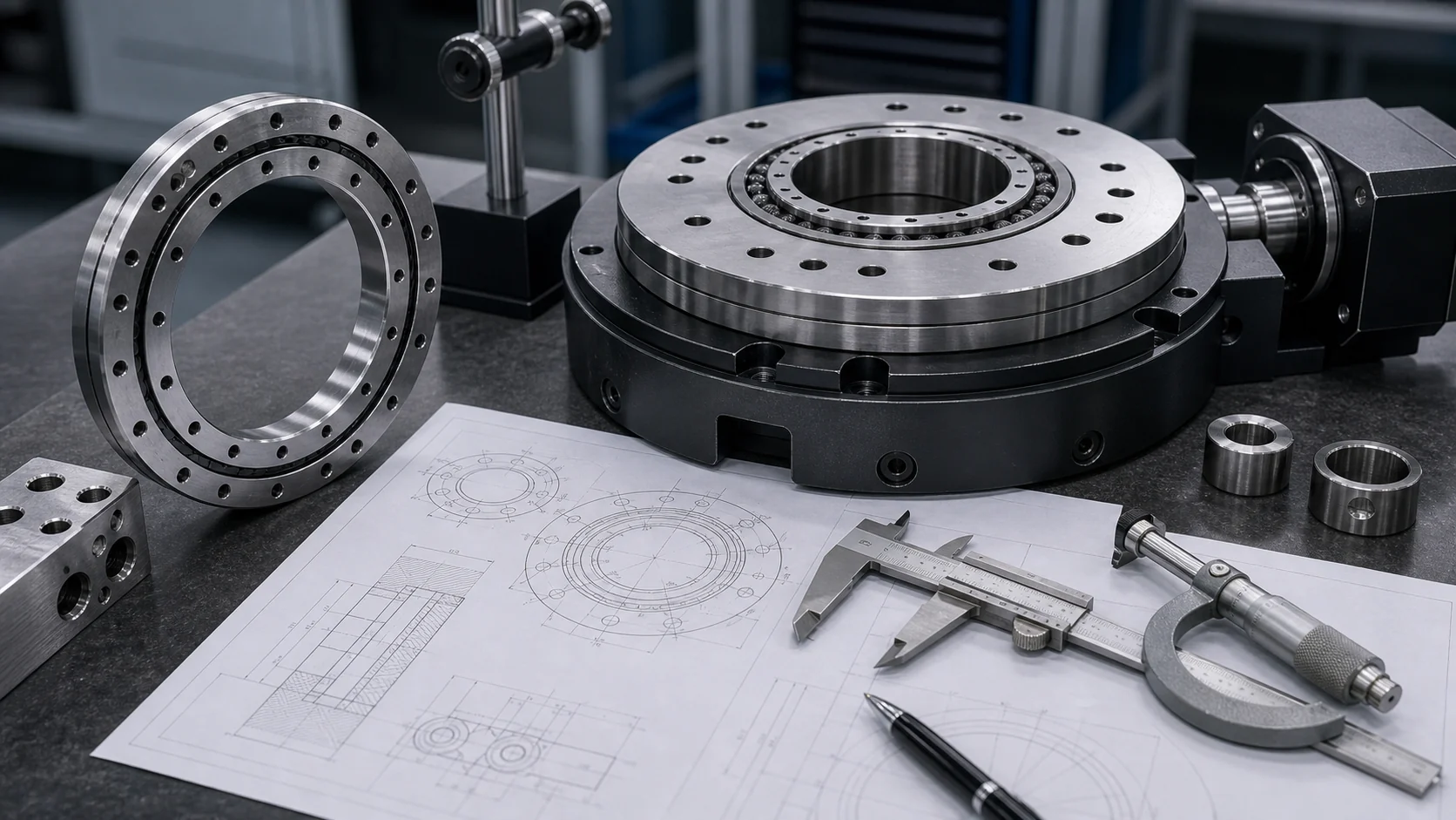 cross roller bearing rotary table application RFQ checklist review visual