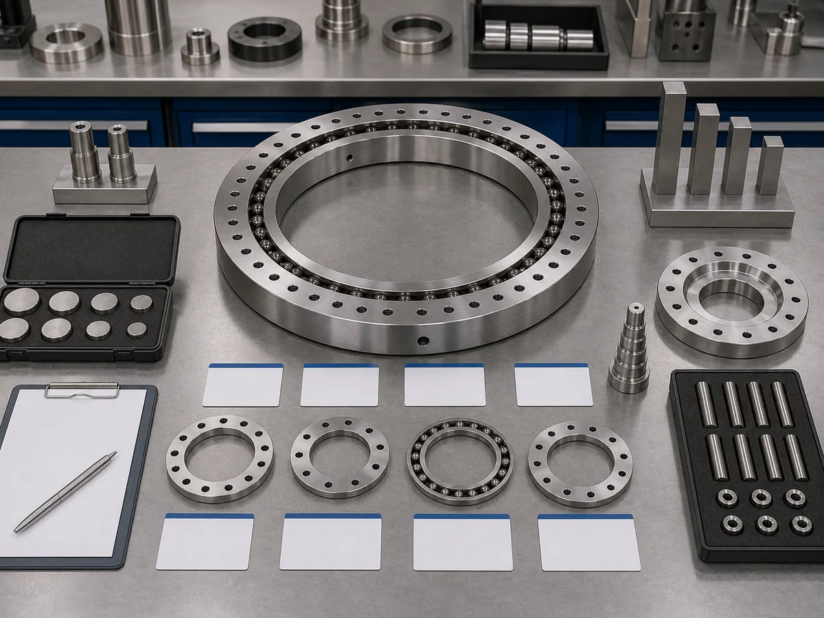 cross roller slewing bearing supplier supply capability matrix visual