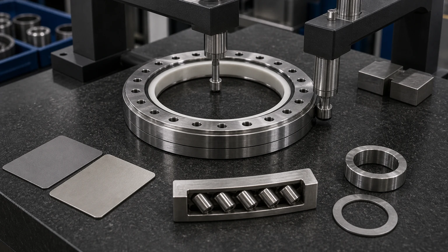 RB Series Crossed Roller Bearings dimensions, ring form, and mounting interface visual