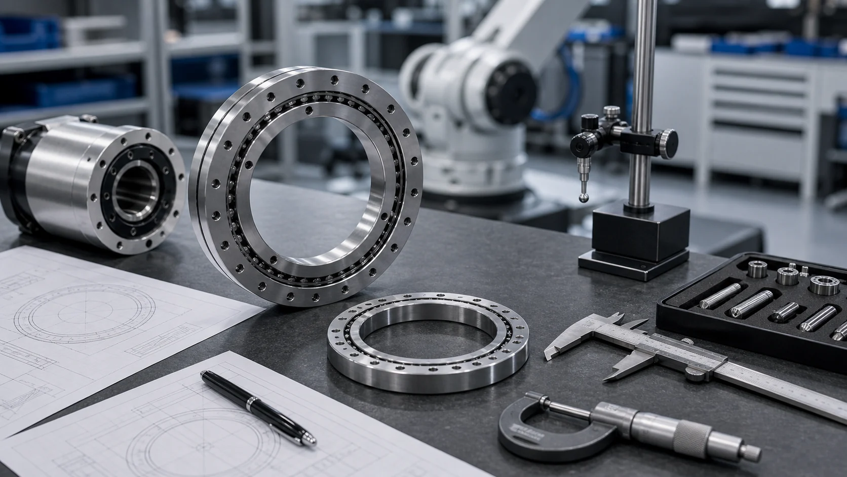 robotics crossed roller bearings application RFQ checklist visual