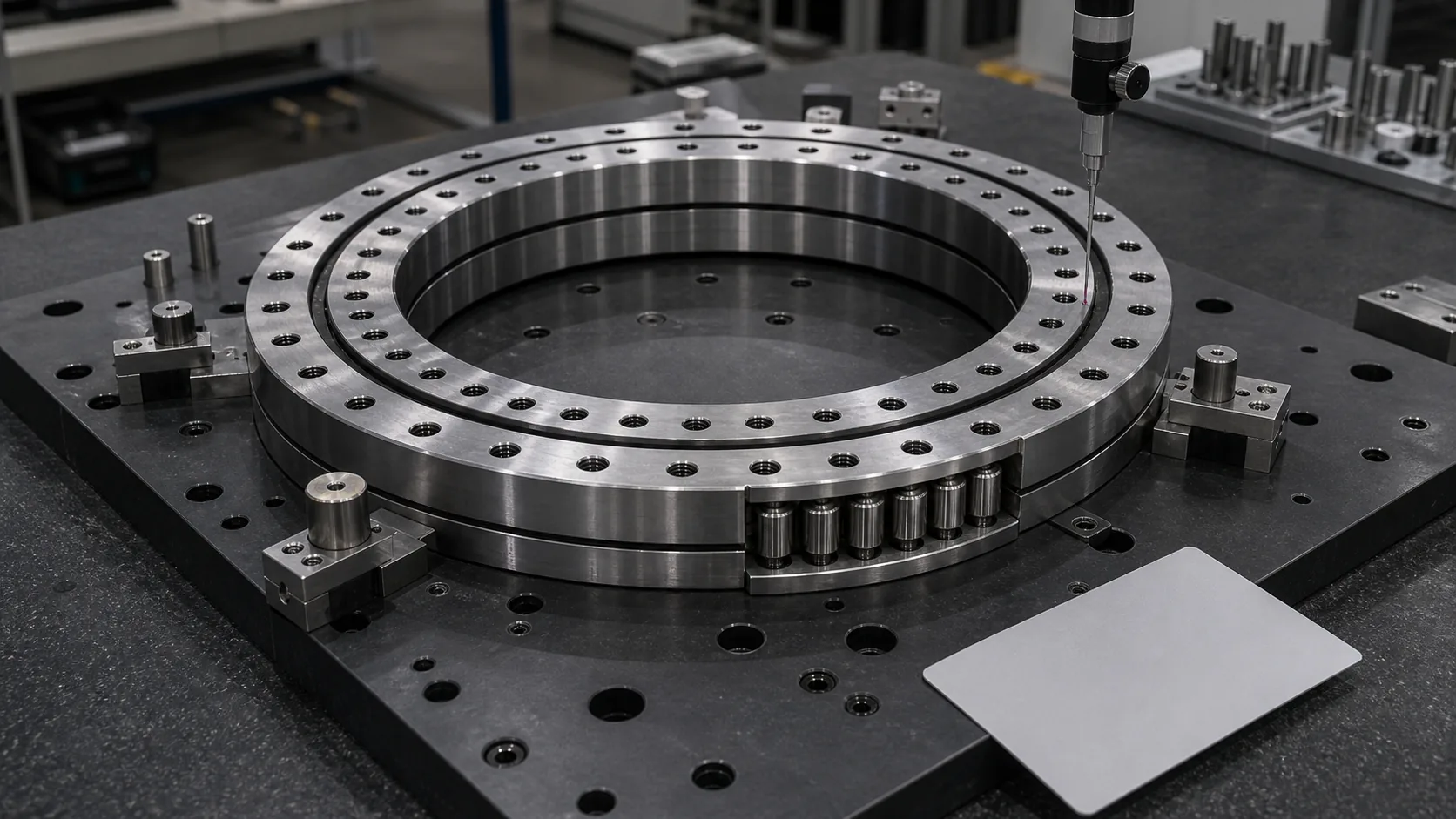 RU445X Cross Roller Bearing measurement checklist visual