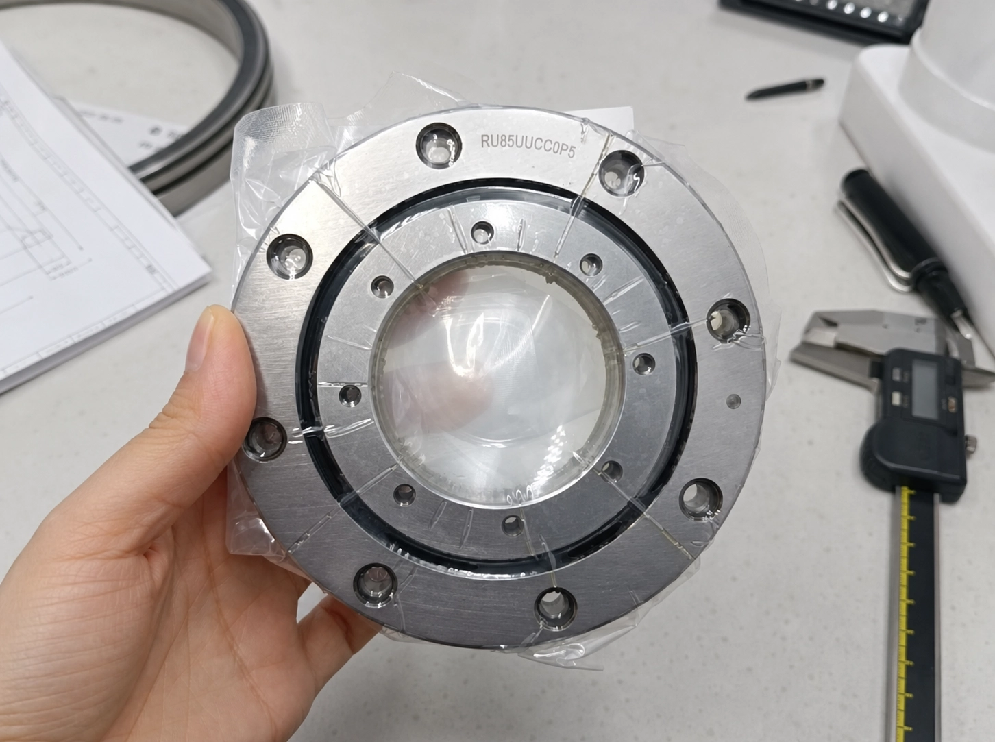 RU85 Cross Roller Bearing measurement checklist visual