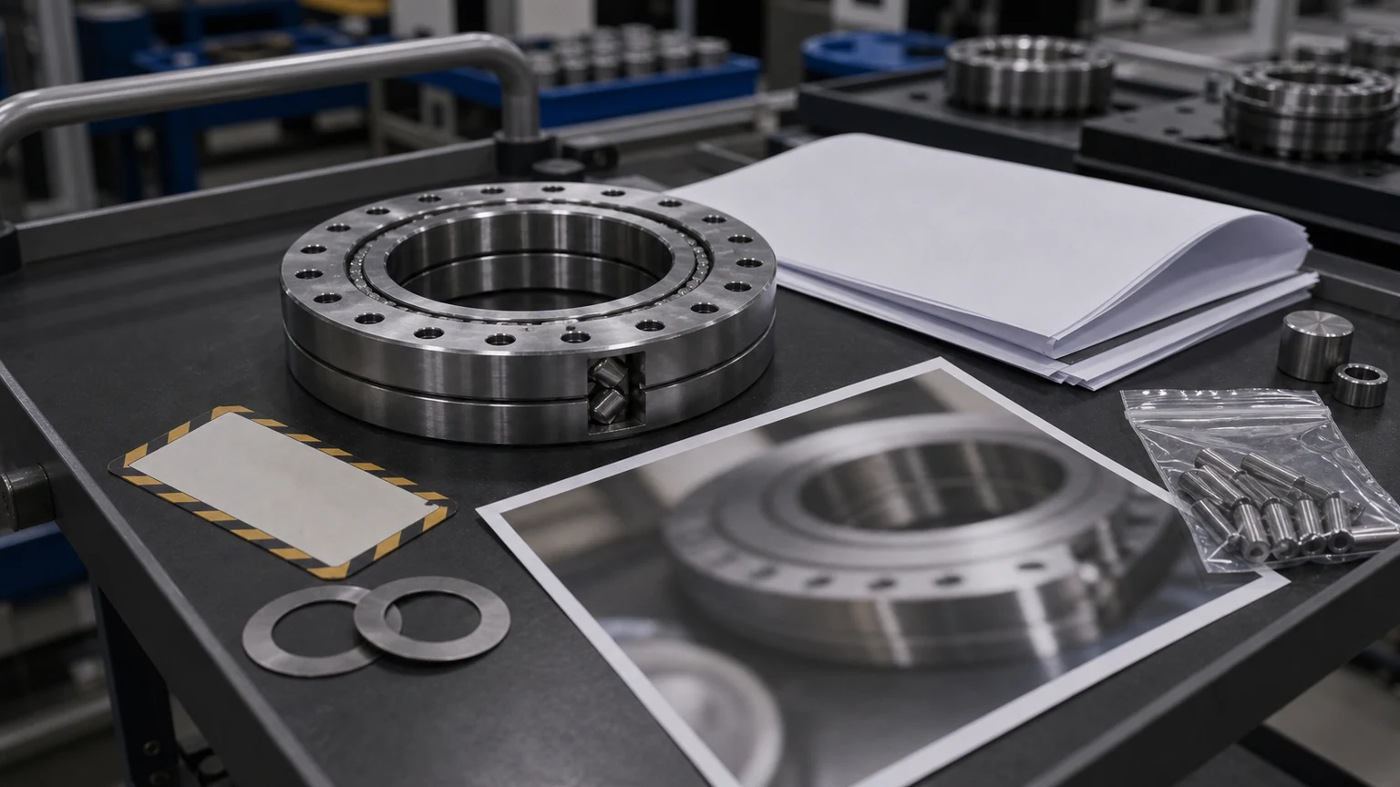 THK cross roller bearing RFQ evidence package visual