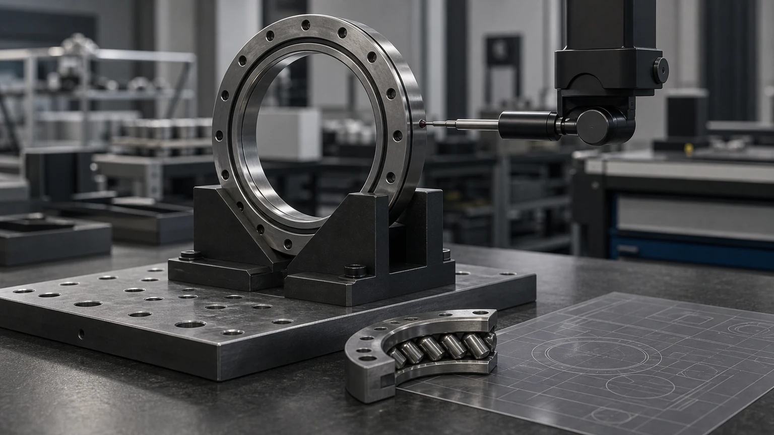 TSK cross roller bearing dimension and mounting review visual