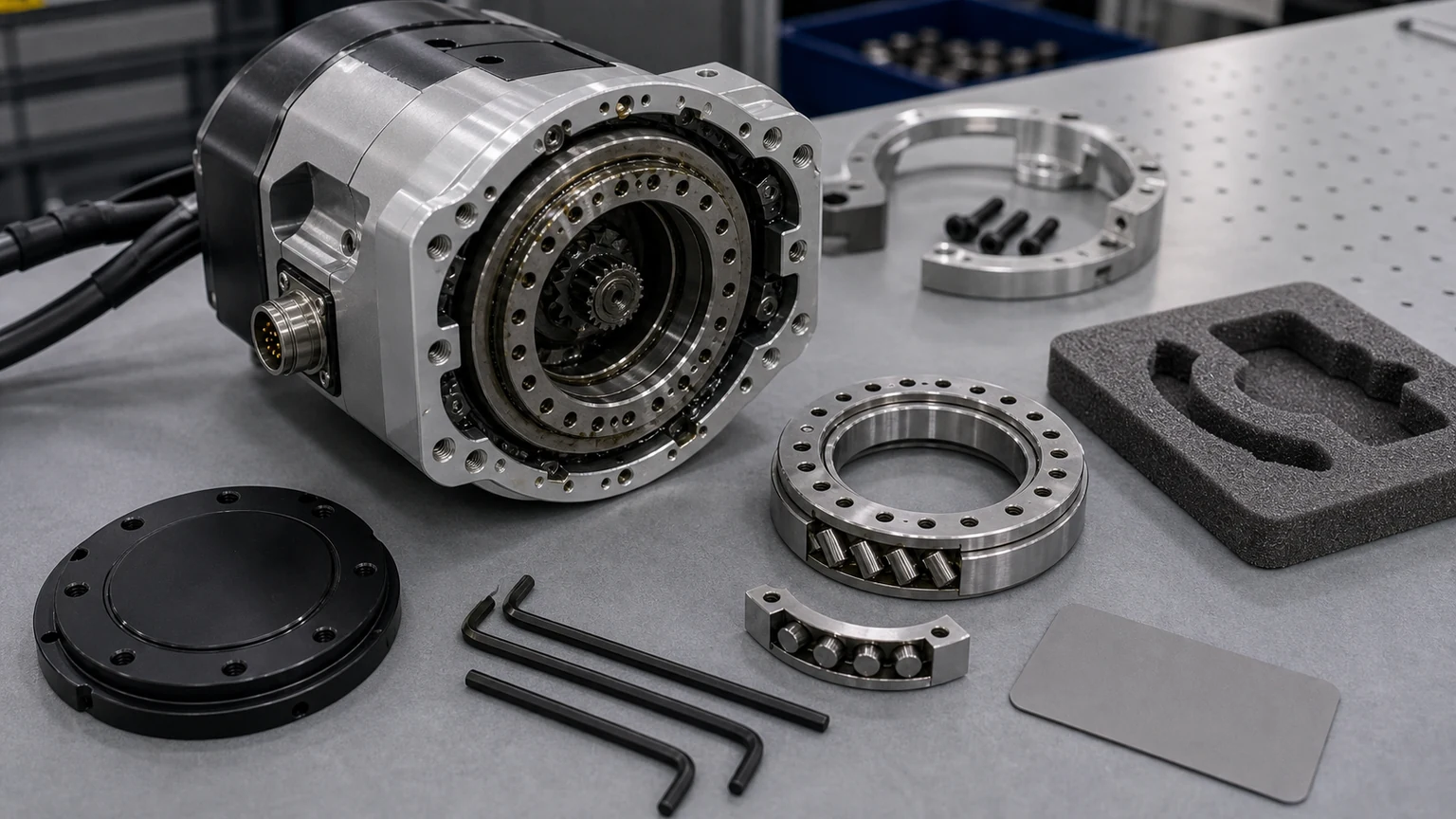 Unitree cross roller bearing candidate evidence review visual
