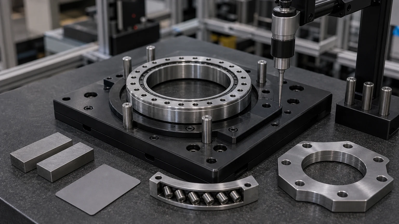 XV Series Crossed Roller Bearings dimensions, ring form, and mounting interface visual
